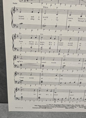1963 Walt Disney&rsquo;s It&rsquo;s A Small World Sheet Music By Richard & Robert Sherman