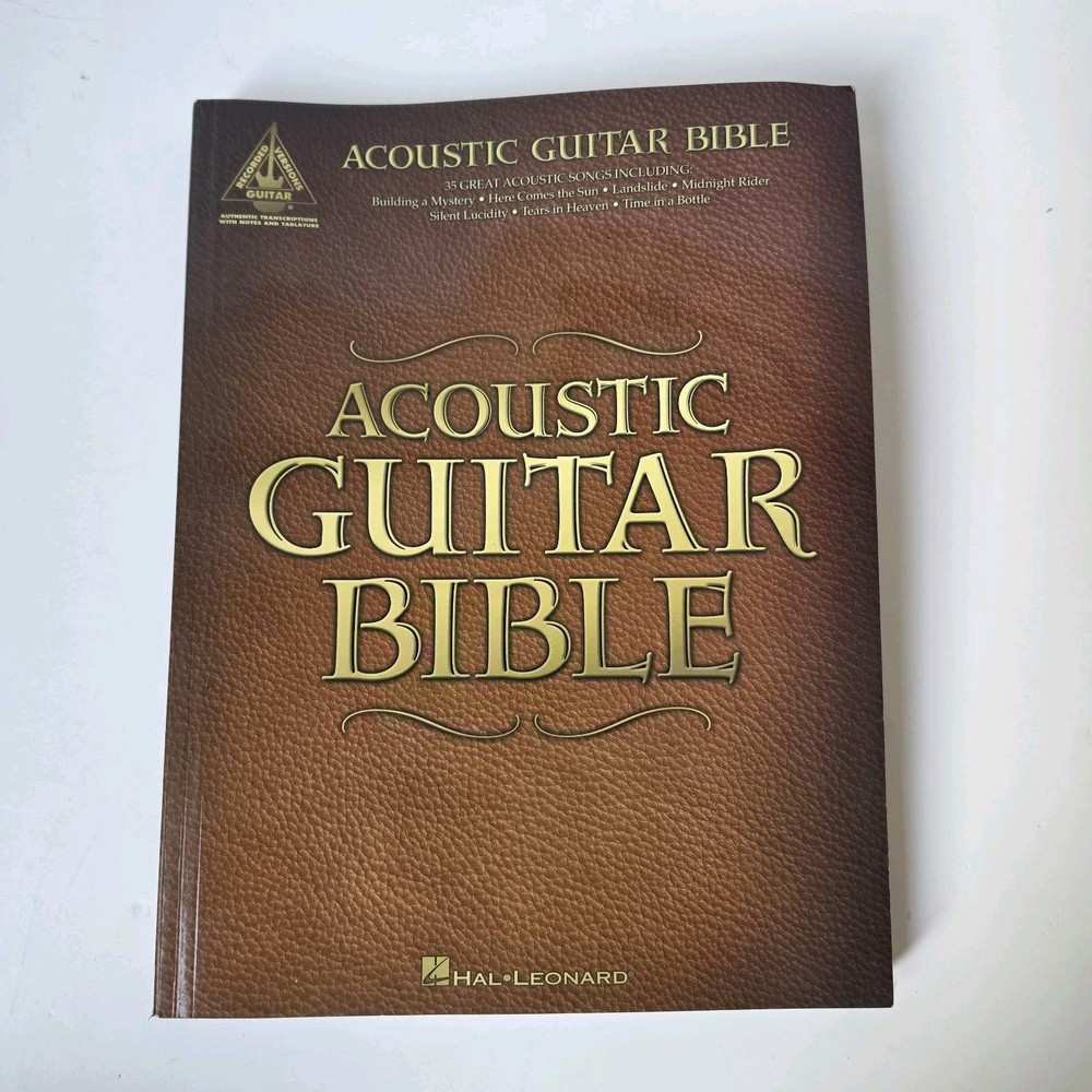 Acoustic Guitar Bible Hal Leonard 35 Songs Eagles Beatles REO Clapton Stones