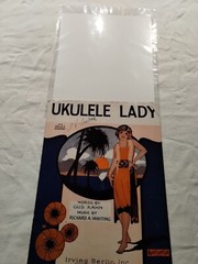 Ukulele Lady by Kahn & Whiting Hawaii Sunset Hibiscus Irving Berlin Sheet Music