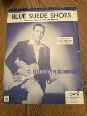 Blue Suede Shoes Sheet Music Carl Perkins 1956 Rockabilly Rock And Roll Standard