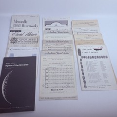 Lot 30 Choral Octavo Sheet Music SATB Sacred Religious Various Church Music Song