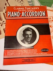 Sheet Music Lot 8 Piano Accordion 1919 – 1939 Polka Waltz Hits Songs Vtg Antique