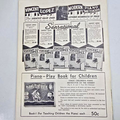 Boogie Woogie Made Easy Piano Course Songbook Eddy Ballantine Music 1941 Vtg