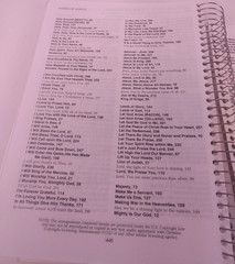 Songs For Praise And Worship Singers Edition Wire Bound Song Book. (BKBR)