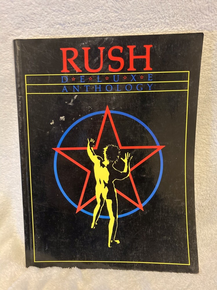 Rush Deluxe Anthology Songbook Vocal Piano Guitar tab 1981 Core Music Vintage!