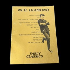 Neil Diamond Early Classics 1978 Original Songbook Lyrics & Sheet Music