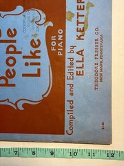 Short Classics Young People Like Piano 1948 Ella Ketterer Theodore Presser
