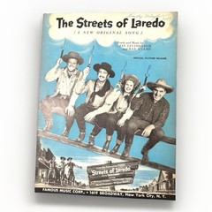 The Streets of Laredo Sheet Music Jay Livingston Ray Evans Paramount Film 1949
