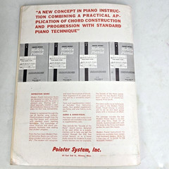Modern Pianist Book 1 Pointer System Piano Course Chord Method 1964 Vintage MCM