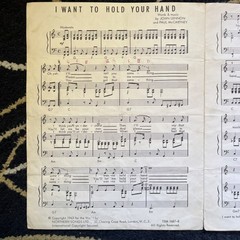 Beatles – I Want To Hold Your Hand sheet music Northern Songs 1963 vocals chords
