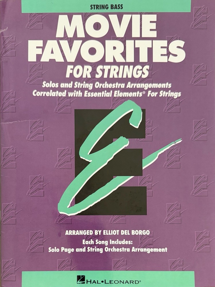 Hal Leonard Movie Favorites String Bass Essential Elements
