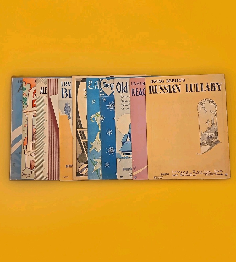🔥 Irving Berlin Sheet Music Lot Of 11! I&rsquo;ve Got My Love To Keep Me Warm