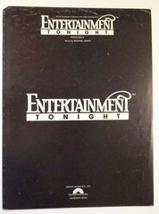 ENTERTAINMENT TONIGHT Theme Sheet Music 1982 Piano Solo Music by Michael Mark