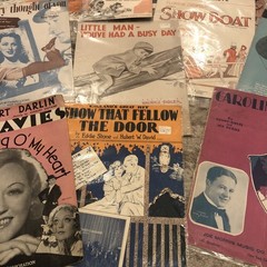 Broadway Sheet Music Others Antique Set Of 23 Song Show Tunes