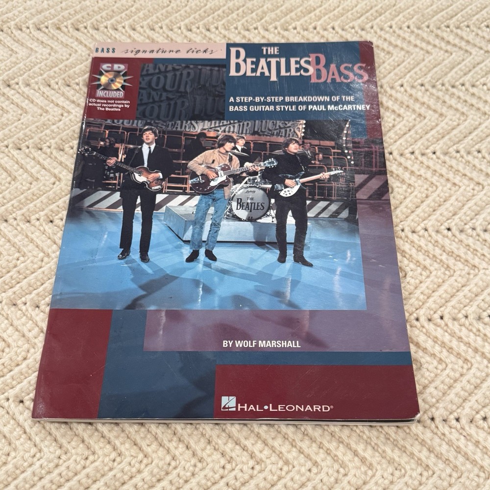 The Beatles Bass Sheet Music Signature Licks Bass Book Teaching Musical