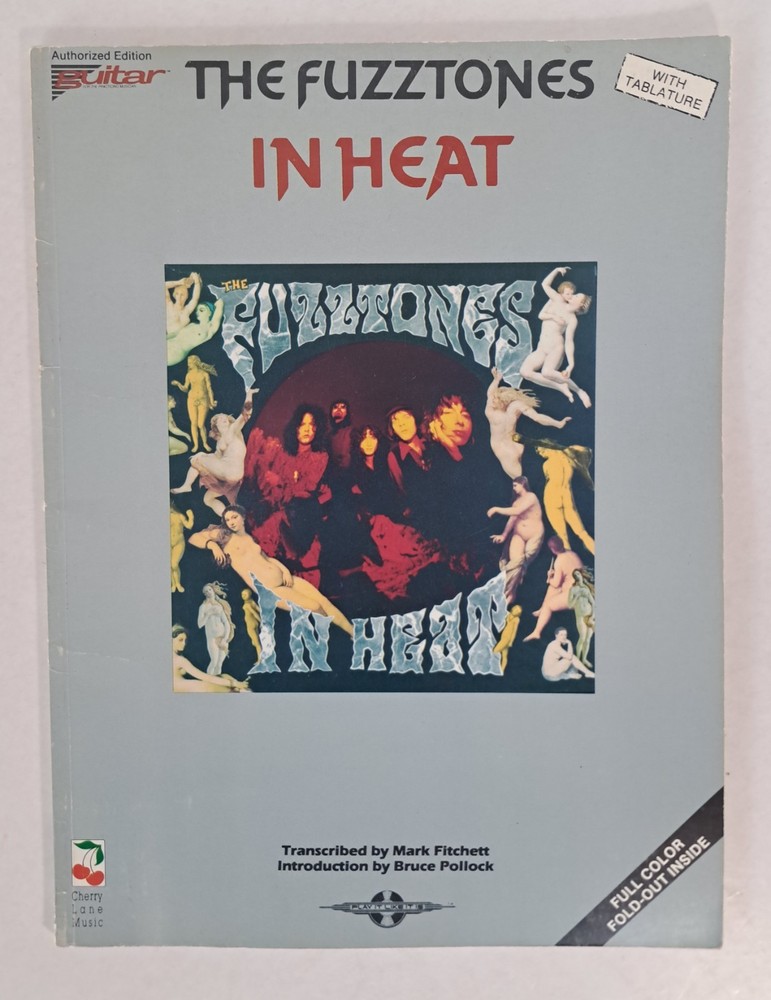 The Fuzztones In Heat Songbook with Tablature & Poster