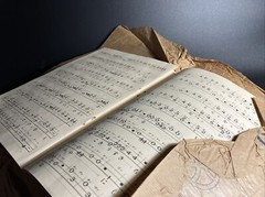 Vintage Japanese sheet music, WWII, 3kg, rare antique ukiyo-e kabuki
