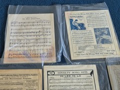 10 Vintage Antique Sheet Music Romantic Love War Songs variety LOT