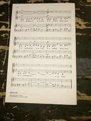 Vintage Sheet Music ELIJAH ROCK a Capella by Jester Hairston 1956 F11