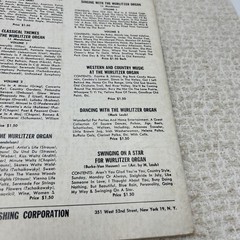 Marching For All Organs Sheet Music Book With 22 Songs King Music 1959