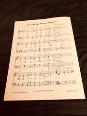 JESUS WE JUST WANT TO THANK YOU – Words and Music by William and Gloria Gaither