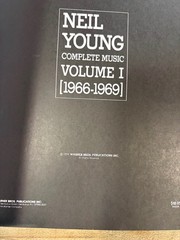 Collection of Neil Young Complete Music (3 Vols) + 3 more Guitar Songbooks (6)