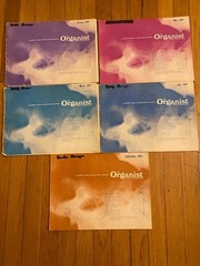 VTG The Organist Music Books 1960s, 1970s