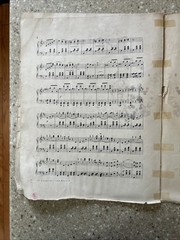 Beautiful Blue Danube By Strauss Antique Piano Sheet Music 1902