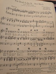 You Dont Like It Not Much Fox Trot Miller/Kahn Sheet Music 1927 P/U/V Feist T13