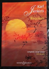 Valentina Kozlowski Provenance Signed Karl Jenkins REQUIEM Vocal Score