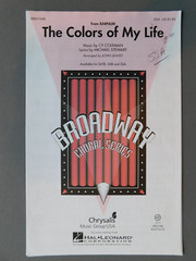 The Colors of My Life – 2007 sheet music – SSA Vocal & Piano, String bass, Perc