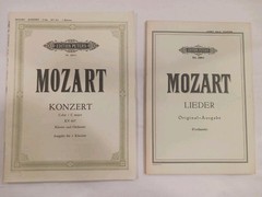 Mozart Konzert + Lieder Piano Klavier Scores Sheet Music Symphony Edition Peters