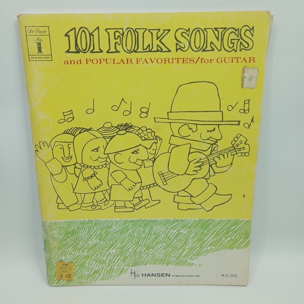 1965 101 FOLK SONGS AND POPULAR FAVORITES FOR GUITAR Dan Fox (Arr) Hansen isoc