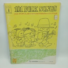 1965 101 FOLK SONGS AND POPULAR FAVORITES FOR GUITAR Dan Fox (Arr) Hansen isoc