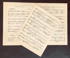 1924 Sheet Music One Alone Romantic Operetta from The Desert Song Antique Vtg