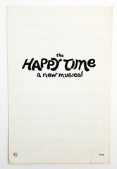 « The Happy Time » Sheet Music Vocal Score Words Fred Ebb Music John Kander 1967