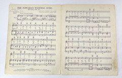 HAWAIIAN WEDDING SONG Sheet Music PIANO GUITAR UKULELE ENGLISH – HAWAIIAN LYRICS