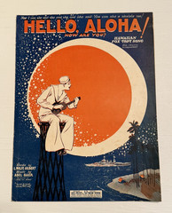 Vintage 1917, 1926 HAWAIIAN SHEET MUSIC – HAWAIIAN BUTTERFLY & HELLO, ALOHA!
