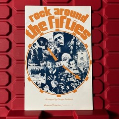 Rock Around The Fifties 50s Montage Song Sheet Music Booklet Vintage 1976