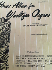 Wurlitzer Organ Vintage Sheet Music Songbooks (lot of 6) Songs from 1930s-1950s