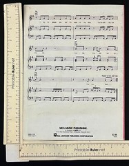 1988 Trouble Nia Peeples Steve Harvey Piano Vocal Guitar Vintage Sheet Music