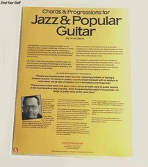 JAZZ & POPULAR GUITAR by Arnie Berle. 1986 Book of Chords & Progressions AMSCO
