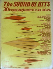The Sound of Hits 30 Popular Song Favorites For All Organs by Bourne Co. 1965