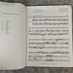 Nielsen Clarinet Concerto Op 57 WH30643 Piano Score Solo Part 2003 Sheet Music