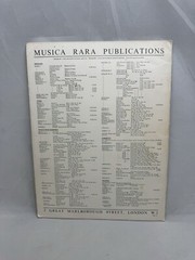 80 Henry Purcell Sonata 2 Trumpet String Book Musica Rara 17th 18th Century