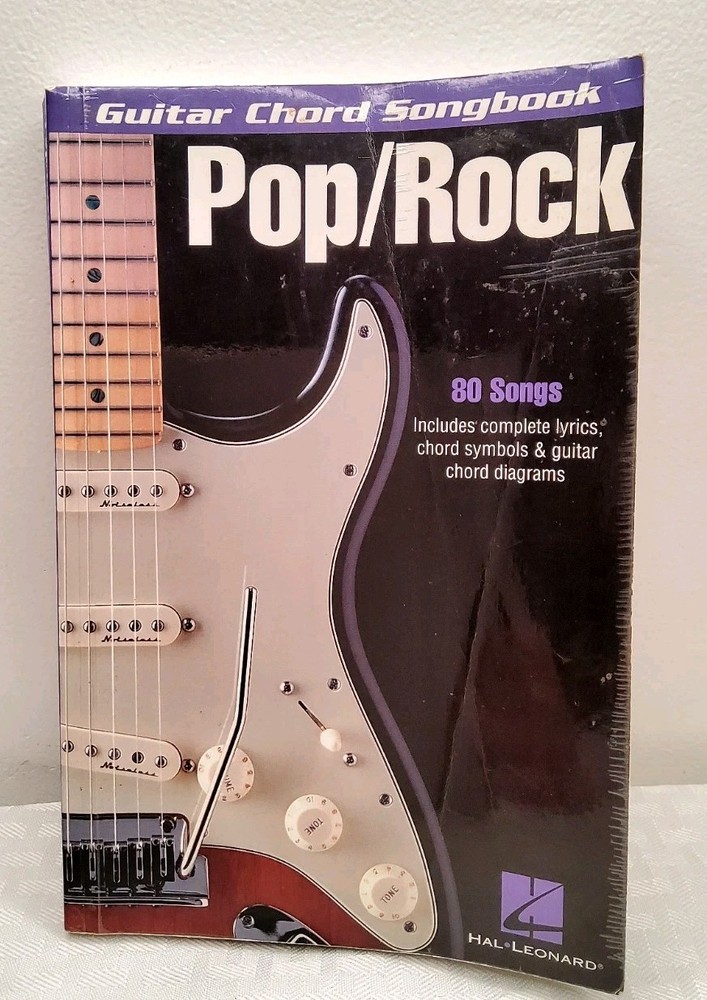 Guitar Chord Songbook Pop Rock 80 Songs, Hal Leonard 256 Pages (BS)