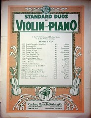 VINTAGE 1909 SHEET MUSIC STANDARD DUOS FOR VIOLIN AND PIANO CENTURY MUSIC