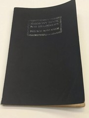 1916 Harmony Book For Beginners – 144 Pages – Antique Book Preston Ware Orem