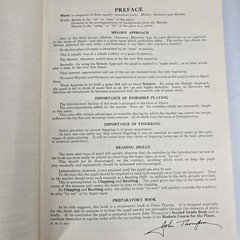 John Thompson Adult Preparatory Piano Book Willis Course Sheet Music 1943 Vtg