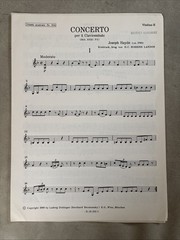 Haydn Concerto F Major Hon. XVIII:F2- Diletto Musicale Doblinger Parts & Cembalo